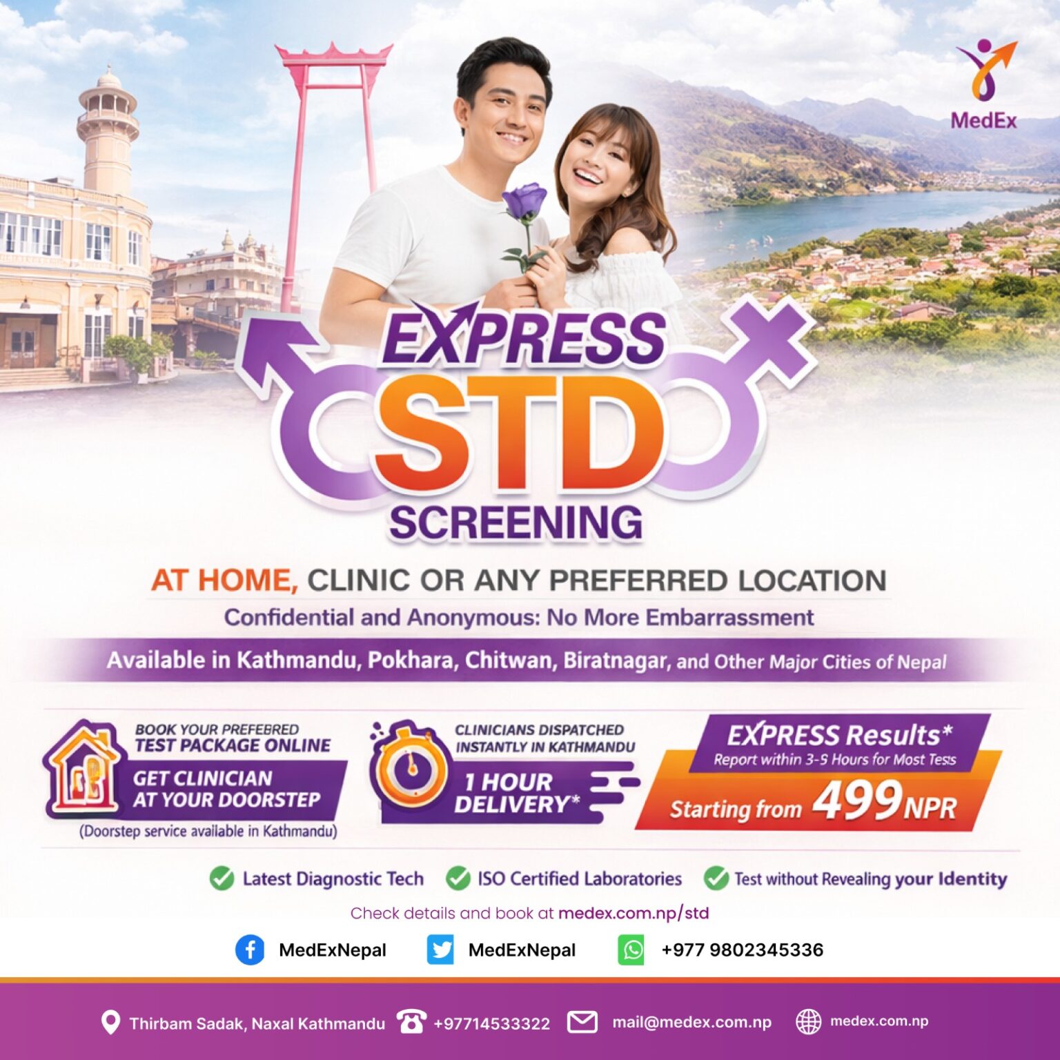 STD Test Kathmandu & Nepal | 6Hr Results | Lab/Home STI Test | Express ...